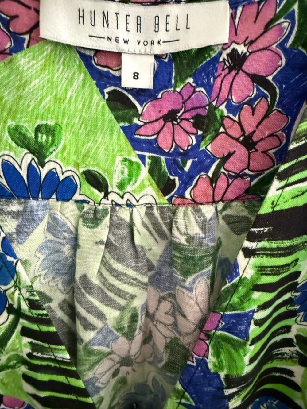 Hunter Bell Larson wild Azalea Dress 8 NWOT - Picture 8 of 9